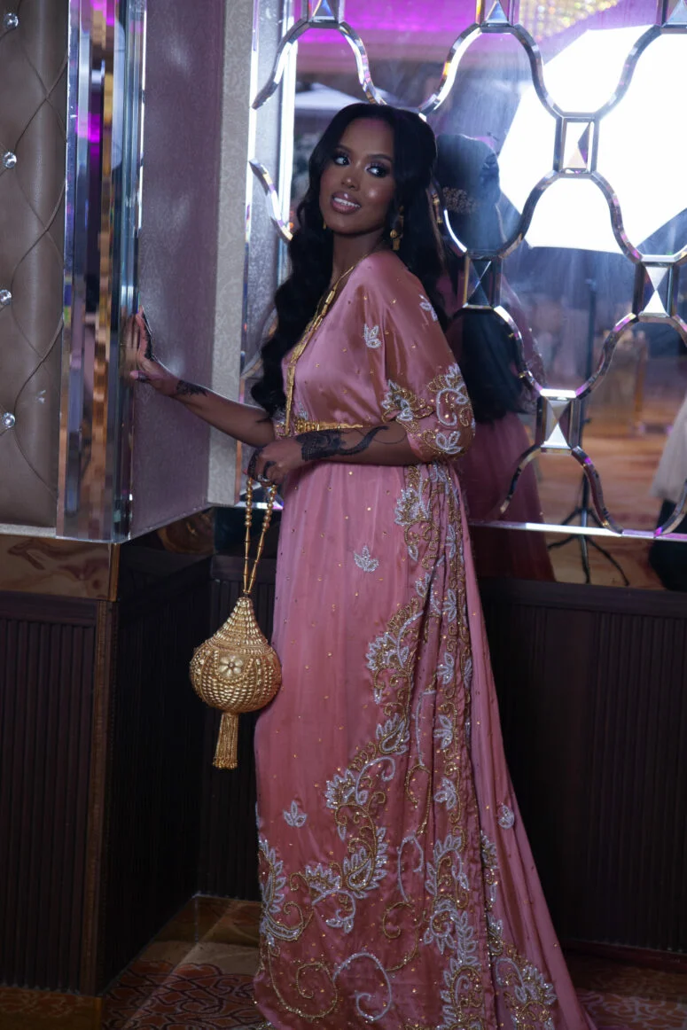 Aroosda Bridal Dirac - Peachy Pink