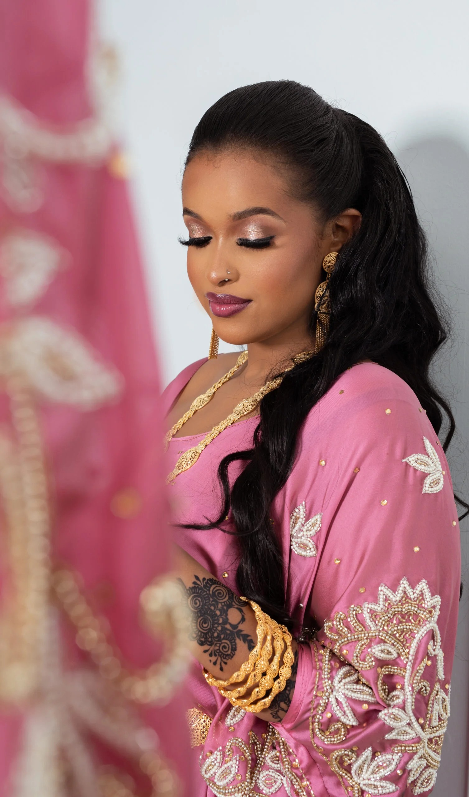 Pretty Pink Bridal Dirac - Image 4