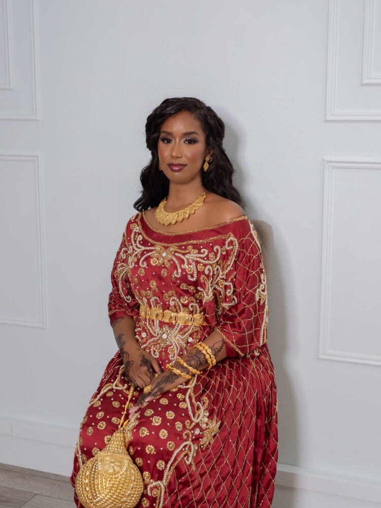 Dahbo Collection Bridal Dirac - Burgundy