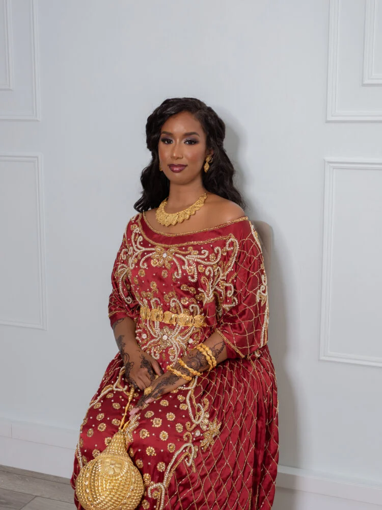 Dahbo Collection Bridal Dirac - Burgundy