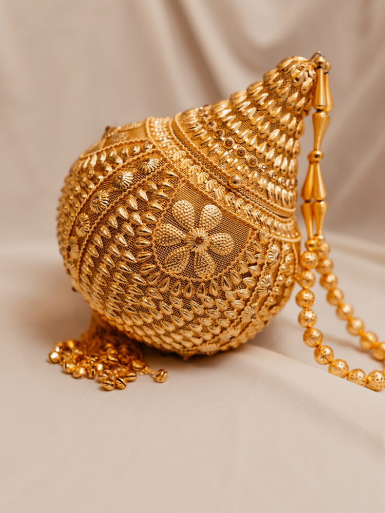 Gold-Plated Wedding Bag