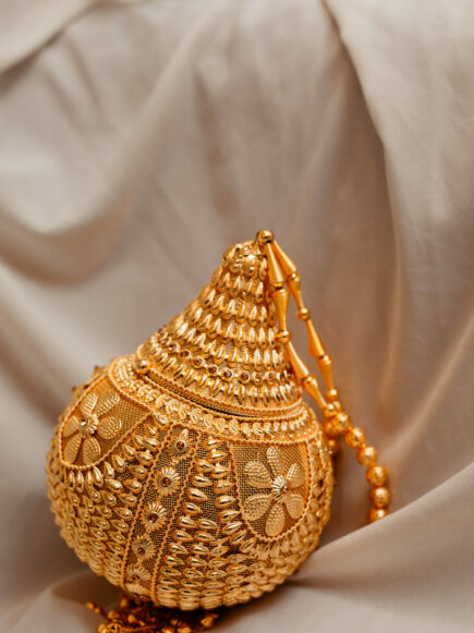 Gold-Plated Wedding Bag