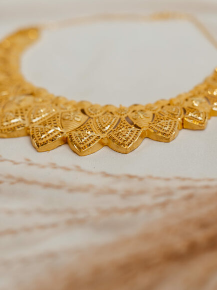 Gold-plated Earring & Necklace Set