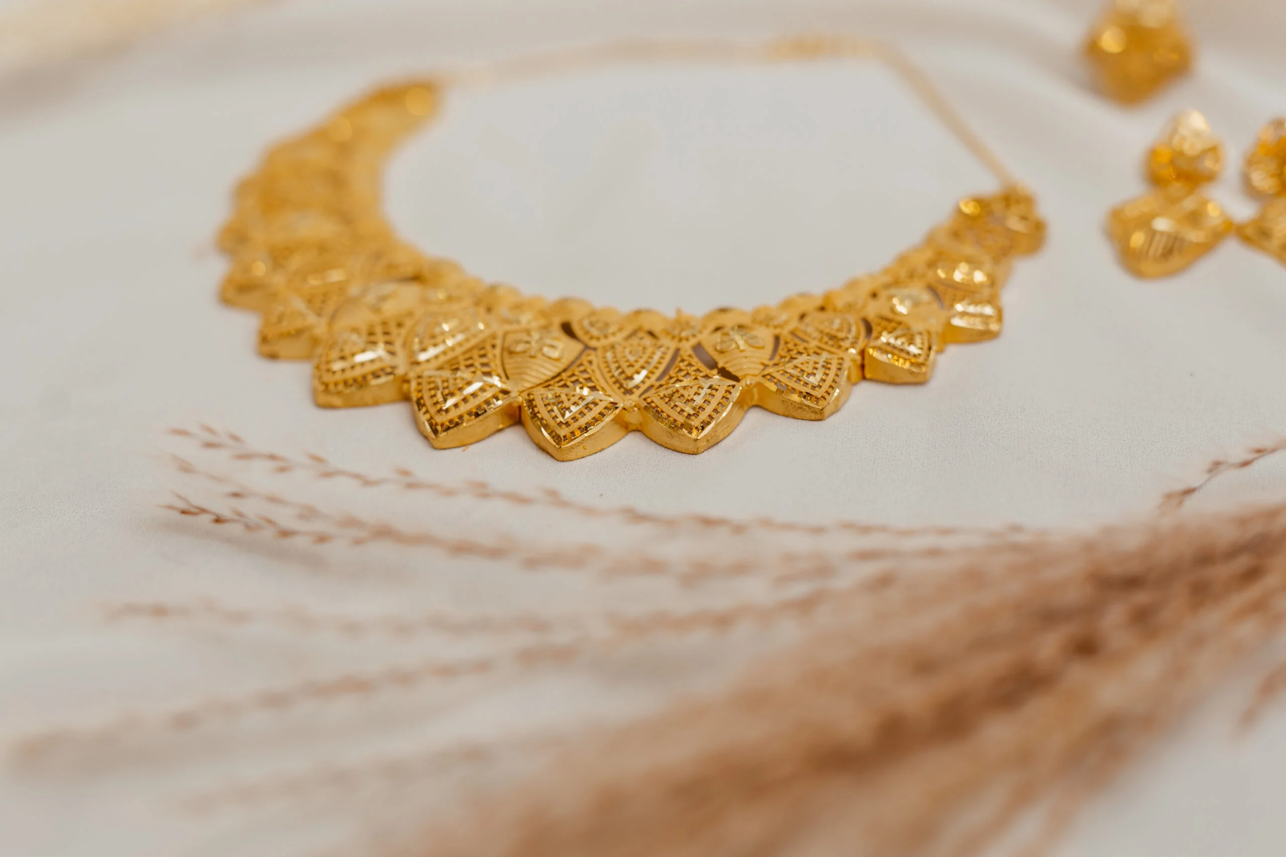 Gold-plated Earring & Necklace Set - Image 2