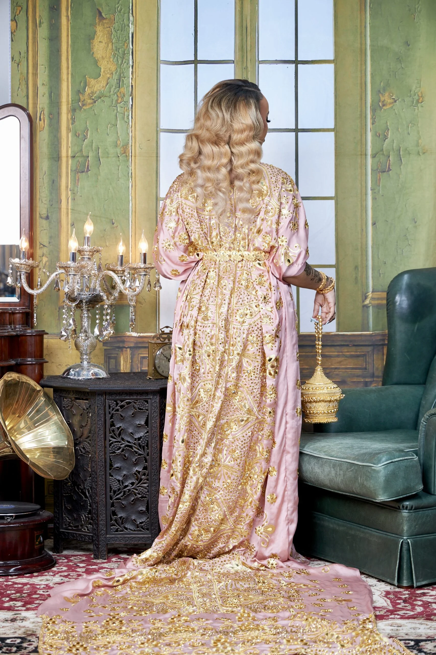 IFTIINKA Collection - Light Pink Dirac Tailored Size 55" - Image 3