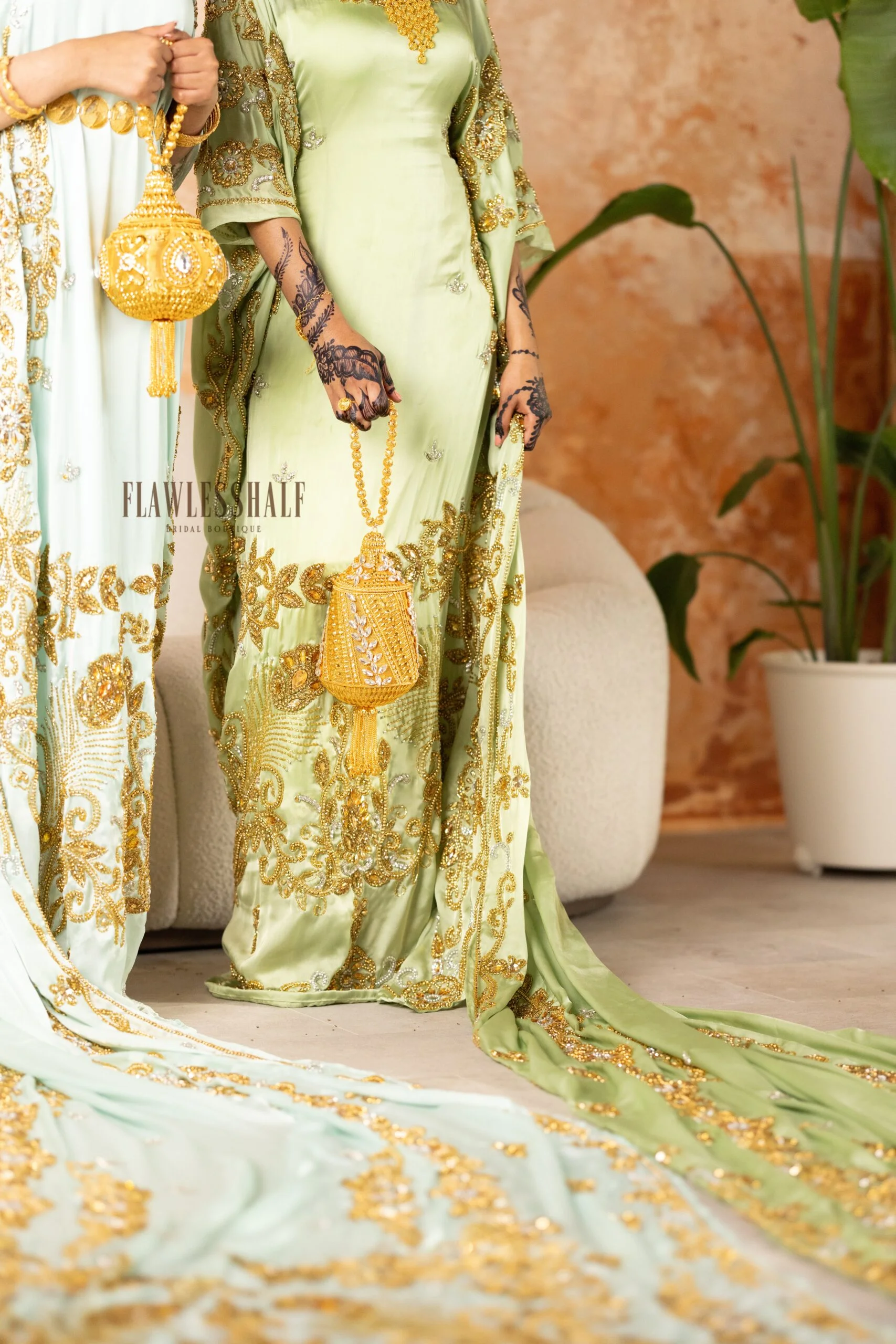 Hadiyah Collection Dirac in Sage Green - Image 3