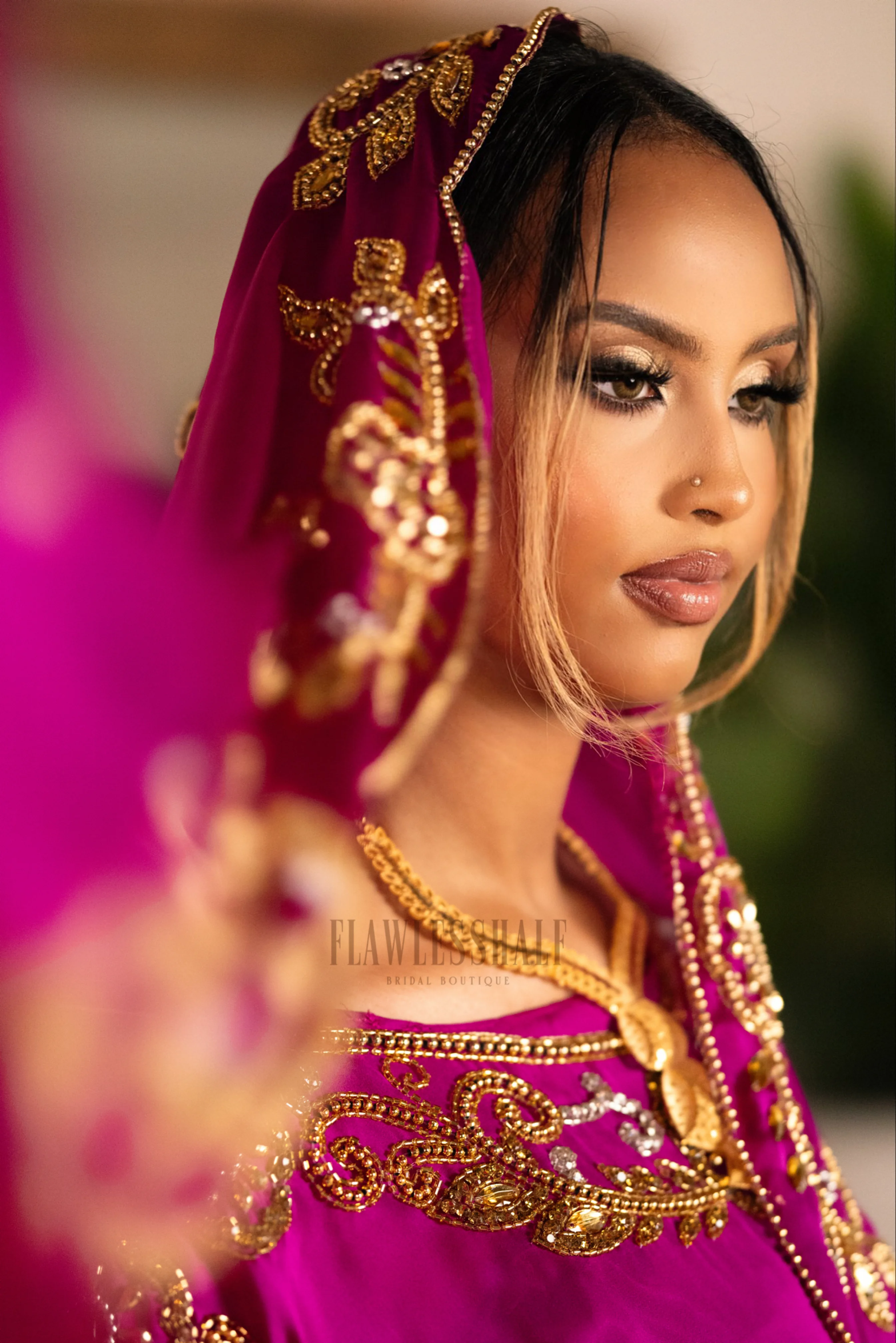 Hadiyah Collection Dirac in Purple - Image 3