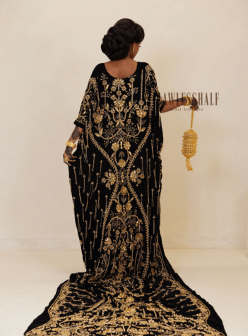 Velvet Collection II Dirac in Black and Gold.