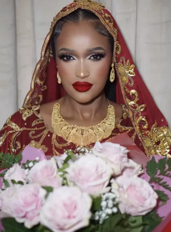 Qaalbi Collection in Burgundy